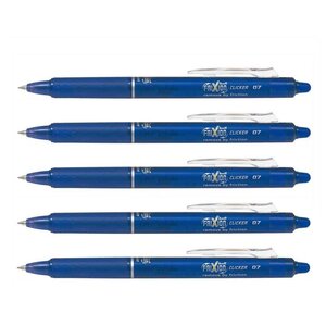 Stylo roller rétractable Frixion Ball Clicker 0 50 mm Bleu x 2 PILOT