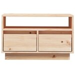 vidaXL Meuble TV 60x35x37 cm Bois de pin massif
