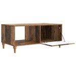 vidaXL Table basse Bois ancien 90 x 50 x 40 cm Bois d'ingénierie