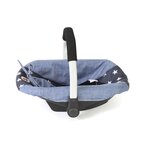 Bayer Chic 2000 708-51 - Siège auto pour poupées Bleu étoiles