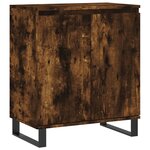 vidaXL Buffet Chêne fumé 60x35x70 cm Bois d'ingénierie
