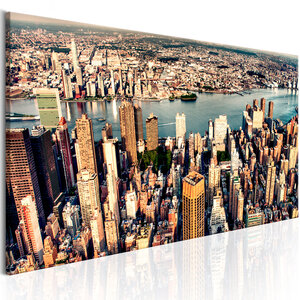 Tableau - panorama of new york l x h en cm 135x45
