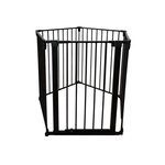 Barrière Pare feu pliable avec portillon – protection feu cheminée et poêle