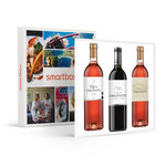 Livraison de 6 bouteilles de vin chelivette rouge et rosé à domicile - smartbox - coffret cadeau gastronomie