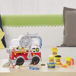 Play-doh wheels  pate a modeler - le camion de pompiers