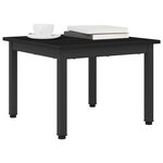 vidaXL Table basse Chêne noir 50 x 50 x 36 cm Bois d'ingénierie