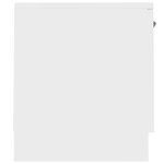 vidaXL Meuble TV Blanc 140x35x40 cm Bois d'ingénierie