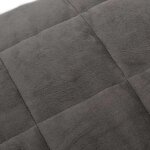 vidaXL Couverture lestée Gris 120x180 cm 5 kg Tissu