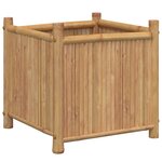 vidaXL Jardinière 50x50x50 cm bambou