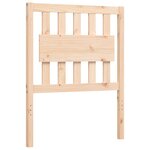 vidaXL Cadre de lit sans matelas bois massif