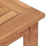 vidaXL Ensemble à manger de jardin 5Pièces avec coussins bois teck solide