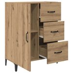 vidaXL Buffet Chêne artisanal 69 5 x 34 x 90 cm Bois d'ingénierie