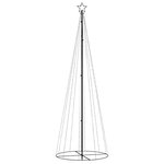vidaXL Arbre de Noël cône 310 LED Blanc chaud 100x300 cm