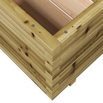 vidaXL Jardinière 60x60x49 5 cm bois de pin imprégné
