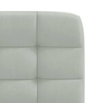 vidaXL Chaises à manger lot de 6 gris clair velours