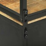 vidaXL Haut Armoire Marron 70 x 35 x 180 cm Bois de manguier massif
