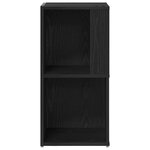 vidaXL Étagères d'angle Chêne noir 33 x 33 x 67 cm Bois d'ingénierie
