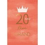 Carte 20 ans rêve en grand - draeger paris