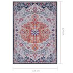 vidaXL Tapis imprimé Multicolore 160x230 cm Tissu