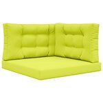 vidaXL Coussin de canapé d'extérieur Polyester Vert 80 x 80 cm