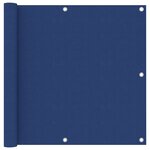 vidaXL Écran de balcon Bleu 90x600 cm Tissu Oxford