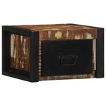 vidaXL Tables de chevet 2 Pièces multicolore 40x35x25cm bois récupération