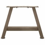 vidaXL Pieds de table basse en forme de A  2 pièces  30 x (30-31) cm  acier
