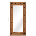 vidaXL Miroir Bois d'acacia massif 50 x 110 cm