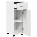 vidaXL Cabinet de salle de bain avec tiroir Blanc 30 x 35 x 80 cm