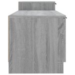 vidaXL Meuble TV Sonoma gris 158 5x36x45 cm Bois d'ingénierie