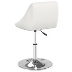 vidaXL Chaises à manger lot de 6 blanc similicuir
