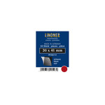 Pochettes simple soudure 30 x 41 mm pour timbres type Faune et Flore. Fond - Noir