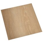 vidaXL Dalles de plancher autoadhésives 55 Pièces PVC 5 11 m² marron