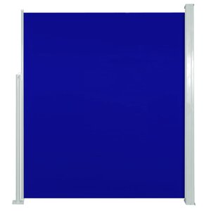 vidaXL Auvent latéral de patio 160x300 cm Bleu