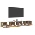 vidaXL Ensemble meuble TV 4 Pièces Chêne artisanal 60 x 30 x 30 cm