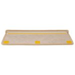 vidaXL Tapis d'escalier autocollants 30 Pièces 65x21x4 cm beige clair