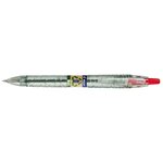 Stylo bille rétractable B2P Ecoball 10  rouge PILOT