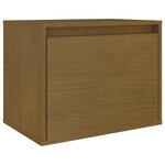 vidaXL Meubles TV 4 Pièces Marron miel Bois massif de pin