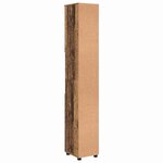 vidaXL Meuble de salle de bain haut Bois ancien 30 x 35 x 192 cm