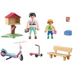 PLAYMOBIL 71511 - my Life Boîte à livres avec maman et enfant
