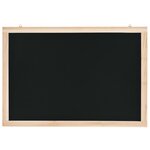 vidaXL Tableau noir mural Bois de cèdre 40 x 60 cm