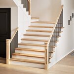 vidaXL Marches d'escalier 4Pièces non traité 110x30x2cm bois chêne massif