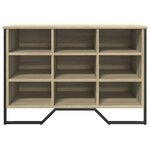 vidaXL Armoire à chaussures chêne sonoma 90x38x61 5 cm bois ingénierie