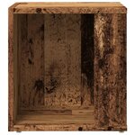 vidaXL Table d'appoint vieux bois 33x33x34 cm bois d'ingénierie