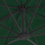 vidaXL Parasol avec base portable Vert