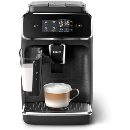 Philips série 2200 ep2232/40 - machine à café automatique - 1500w - 1 8l - noir brossé/mat