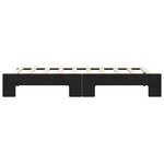 vidaXL Lit de jour avec lit gigogne noir 90x190 cm velours