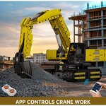 Mould King 15061 - Ensemble de construction télécommandé pour excavatrice