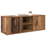 vidaXL Meuble TV Bois Ancien 100 x 31 5 x 35 cm Bois d'ingénierie