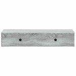 vidaXL Table d'appoint murale Sonoma gris 87 5 x 34 5 x 17 cm